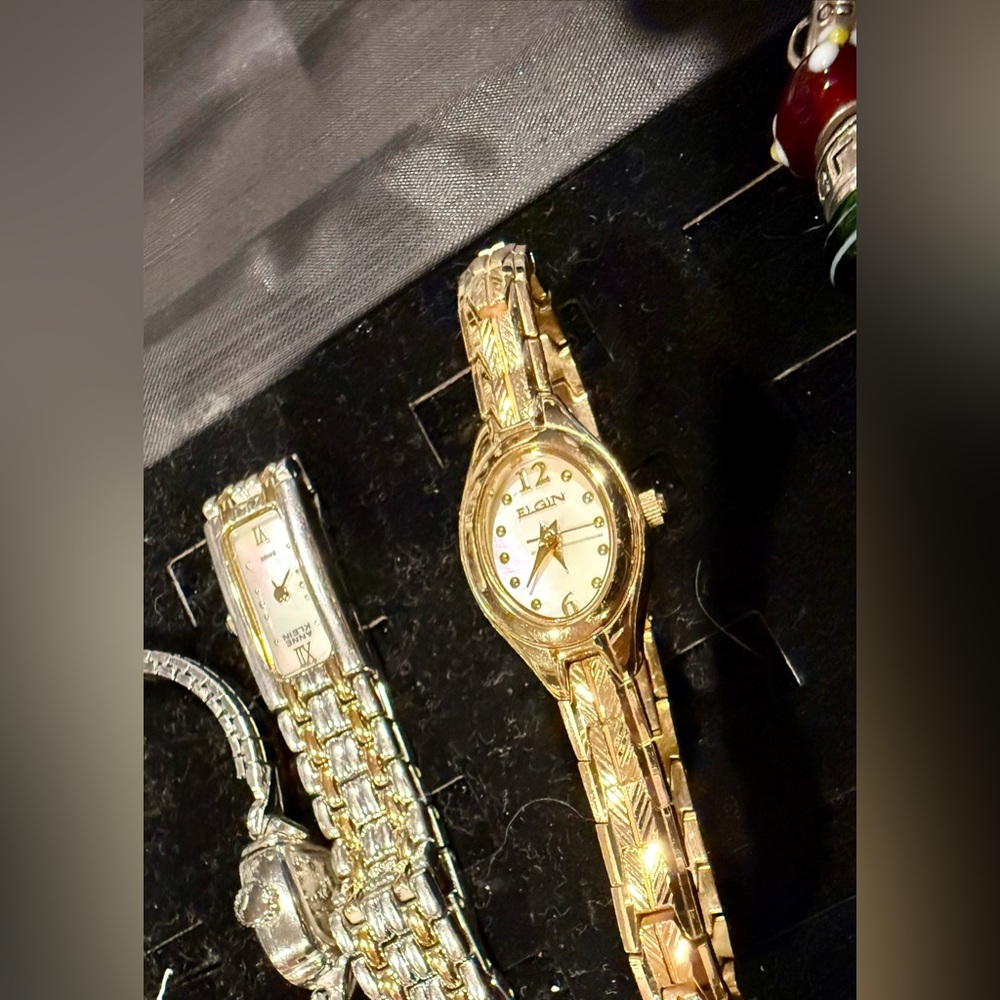 Beautiful women’s gold watch.